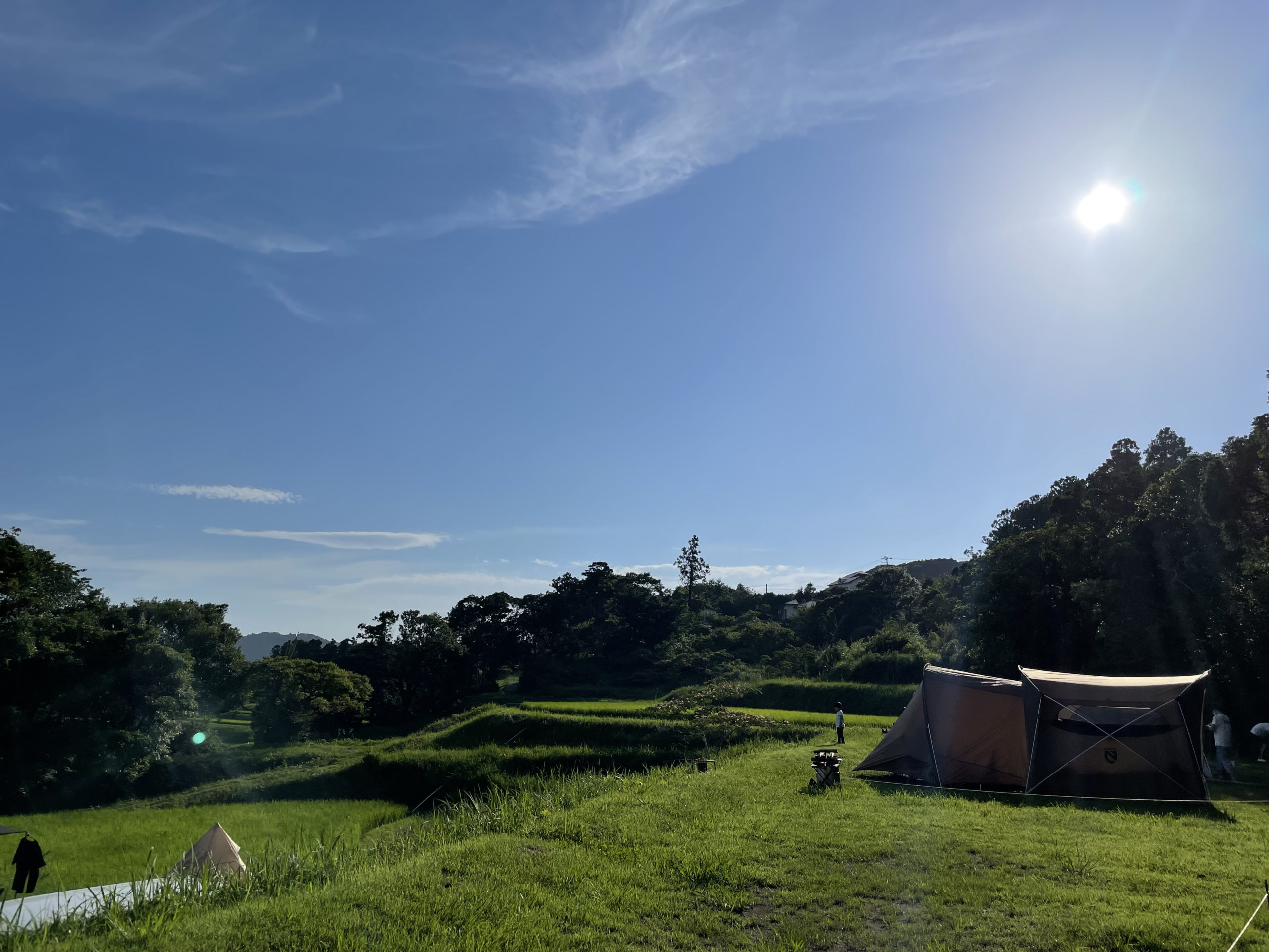 4月、5月の鴨川はサイコーに気持ち良いキャンプ日和ですよ!