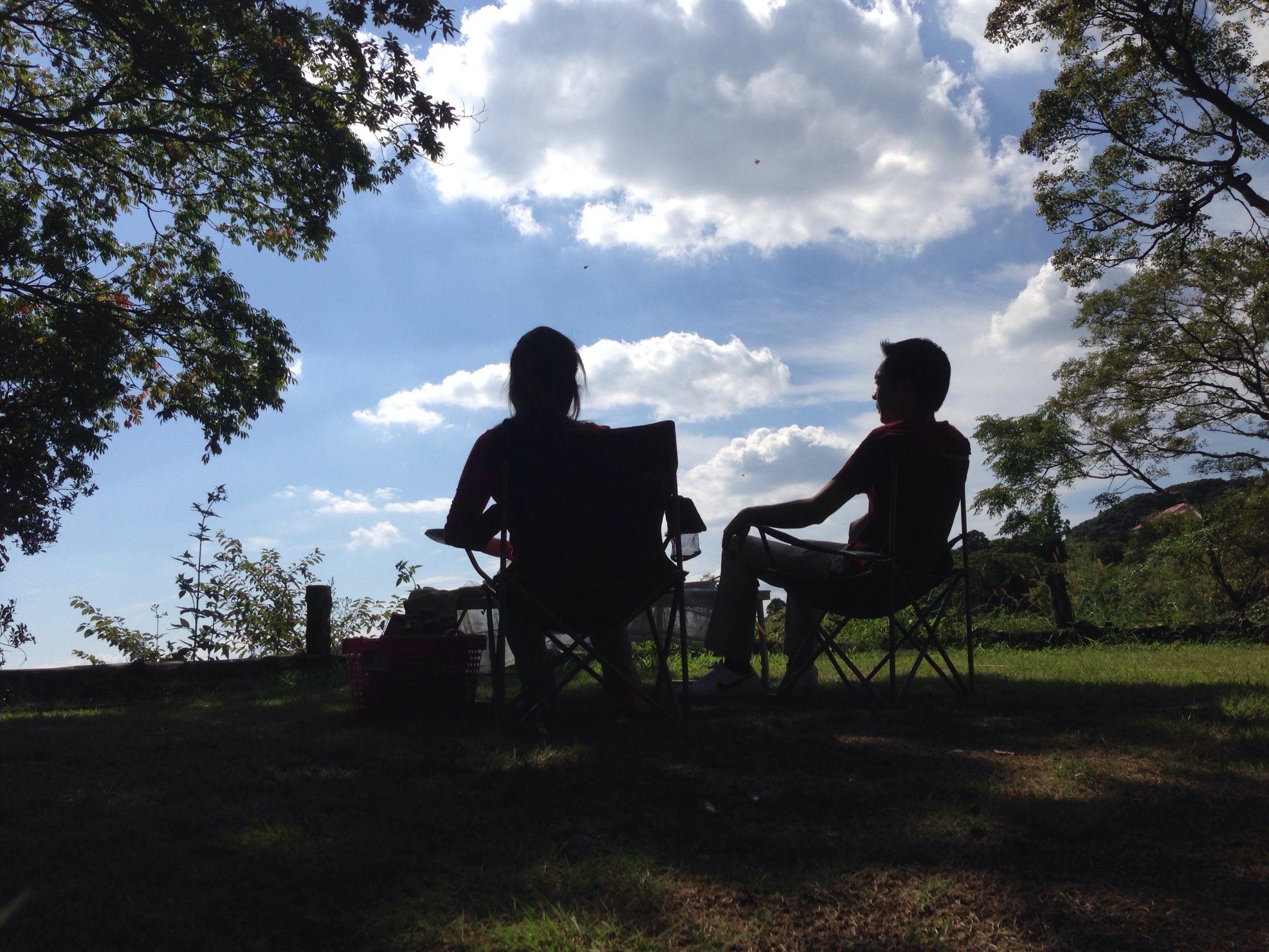 鴨川は涼しいですよ!